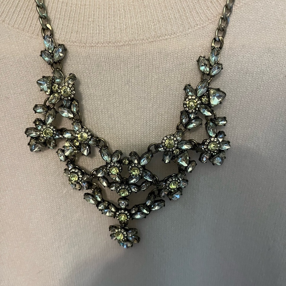 Banana Republic Green Statement Necklace
